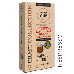 Кофе в капсулах Single Cup "Decaf Irish cream"