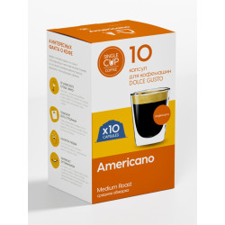 Кофе в капсулах Single Cup Coffee "Americano" DG, 10 капсул